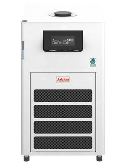 Julabo USA Inc&nbsp;Recirculating Chiller, VALEGRO 1001H, 230V/60Hz, -20 to +85 C, 1kW cooling power, 2kW heater. OLED UI with RS232 and USB-C ports. Adjustable pump to 16PSI, 23L/min. 4-7L tank.