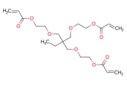 eMolecules​&nbsp;28961-43-5 | trimethylolpropaneethoxylate(1eo/oh)triacryla | Aladdin Scientific Corporation | MFCD00074919 | 428.478 | C21H32O9 | 0.000 | CCC(COCCOC(=O)C=C)(COCCOC(=O)C=C)COCCOC(=O)C=C | 1000ml | 931670575