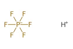 eMolecules​&nbsp;16940-81-1 | Hexafluorophosphoric acid, 75% in water | Oakwood Chemical145.972 | F6HP | 0.000 | [H+].F[P-](F)(F)(F)(F)F | 25g | 726045121