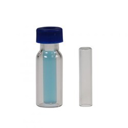 Tisch Scientific&nbsp;250 ul Micro-Insert, 31x5mm for 8-425 Vials, Flat Bottom, 100/Pk