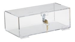 Omnimed Inc&nbsp;Clear Acrylic Refrigerator Lock Box (4.25