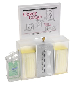 Omnimed Inc&nbsp;American Made Acrylic Hygienic/Sanitation Station (18 1⁄2