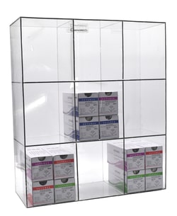 Omnimed Inc&nbsp;Acrylic Suture Rack - Triple Tier