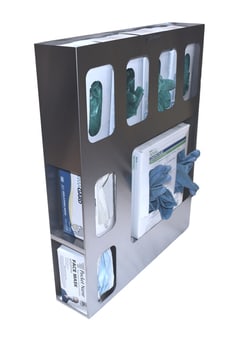 Omnimed Inc&nbsp;Medical Isolation Station - Stainless Steel