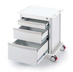 Omnimed Inc&nbsp;Under Counter Medical Storage Cart with 3 Drawers (25”H x 23.125”W x 19”D)