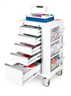 Omnimed Inc&nbsp;Omni Phlebotomy Cart With 5 Drawers & 5