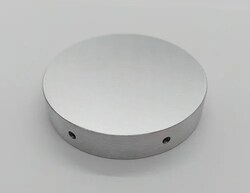 METASPEC&nbsp;ASTM D4340 Heat-Transfer Cast Aluminum Test Specimen 10PK. Each specimen has two drilled edge holes for thermocouples, and one face polished per ASTM D4340. Sold in multiples of 10.