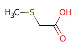 eMolecules​&nbsp;2444-37-3 | 2-(Methylthio)acetic acid | AA Blocks LLC | MFCD00075444 | 106.140 | C3H6O2S | 0.000 | CSCC(O)=O | 5g | 460597631