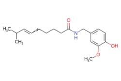 eMolecules​&nbsp;25775-90-0 | Zucapsaicin | AA Blocks LLC305.418 | C18H27NO3 | 0.000 | COc1cc(CNC(=O)CCCCC=CC(C)C)ccc1O | 250mg | 433203502