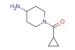 eMolecules​&nbsp;883106-47-6 | 1-(Cyclopropylcarbonyl)piperidin-4-amine | AA Blocks LLC | MFCD07186465 | 168.240 | C9H16N2O | 0.000 | NC1CCN(CC1)C(=O)C1CC1 | 1g | 410114438