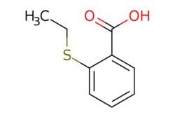 eMolecules​&nbsp;21101-79-1 | 2-(Ethylthio)benzoic acid | AA Blocks LLC | MFCD00094046 | 182.240 | C9H10O2S | 0.000 | CCSc1ccccc1C(O)=O | 1g | 435954917