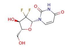 eMolecules​&nbsp;114248-23-6 | 2'-Deoxy-2',2'-difluorouridine | AA Blocks LLC | MFCD00871912 | 264.185 | C9H10F2N2O5 | 0.000 | OC[C@H]1O[C@@H](n2ccc(=O)[nH]c2=O)C(F)(F)[C@@H]1O | 100mg | 447933339