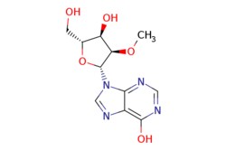 eMolecules​&nbsp;3881-21-8 | 9-((2R,3R,4R,5R)-4-Hydroxy-5-(hydroxymethyl)-3-methoxytetrahydrofuran-2-yl)-9H-purin-6-ol | AA Blocks LLC | MFCD28978391 | 282.256 | C11H14N4O5 | 0.000 | CO[C@@H]1[C@H](O)[C@@H](CO)O[C@H]1n1cnc2c(O)ncnc12 | 100mg | 840046999