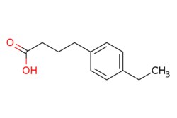 eMolecules​&nbsp;5467-53-8 | 4-(4-ethylphenyl)butanoic acid | AA Blocks LLC | MFCD01462080 | 192.258 | C12H16O2 | 0.000 | CCc1ccc(CCCC(O)=O)cc1 | 250mg | 524648729