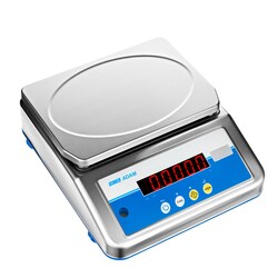 Adam Equipment&nbsp;ABW 8S - Aqua Stainless Steel Washdown Scales -  Capacity: 18lb / 8kg, Readability: 0.001lb / 0.5g