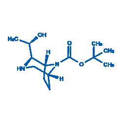 BLD PHARMATECH CO LIMITED&nbsp;tert-Butyl (1S,2S,5R)-2-((S)-1-hydroxyethyl)-3,8-diazabicyclo[3.2.1]octane-8-carboxylate, CAS Number: 2820537-22-0, 1g, Purity: 95%