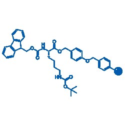 BLD PHARMATECH CO LIMITED&nbsp;Fmoc-L-Lys(Boc)-Wang Resin, 5g, Purity: 100-200 mesh, 1% DVB, 0.3-0.8 mmol/g