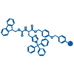 BLD PHARMATECH CO LIMITED&nbsp;Fmoc-L-His(Trt)-Wang Resin, 5g, Purity: 100-200 mesh, 1% DVB, 0.3-0.8 mmol/g