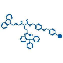 BLD PHARMATECH CO LIMITED&nbsp;Fmoc-L-Gln(Trt)-Wang Resin, 5g, Purity: 100-200 mesh, 1% DVB, 0.3-0.8 mmol/g