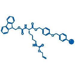 BLD PHARMATECH CO LIMITED&nbsp;Fmoc-L-Lys(Alloc)-Wang Resin, 5g, Purity: 0.3-0.8mmol/g