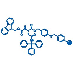BLD PHARMATECH CO LIMITED&nbsp;Fmoc-L-Asn(Trt)-Wang Resin, 5g, Purity: 100-200 mesh, 1% DVB, 0.3-0.8 mmol/g