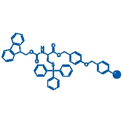 BLD PHARMATECH CO LIMITED&nbsp;Fmoc-D-Cys(Trt)-Wang Resin, 5g, Purity: 100-200 mesh, 1% DVB, 0.3-0.8 mmol/g