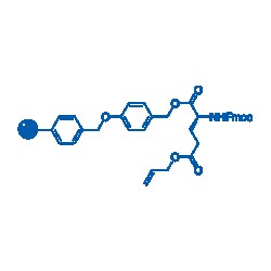 BLD PHARMATECH CO LIMITED&nbsp;Fmoc-L-Glu(OAll)-Wang Resin, 5g, Purity: 100-200 mesh, 1%DVB,0.3-0.8mmol/g