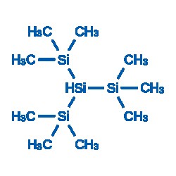 BLD PHARMATECH CO LIMITED&nbsp;Tris(trimethylsilyl)silane, CAS Number: 1873-77-4, 5g, Purity: 95% (stabilized with 0.05%TBBPA)