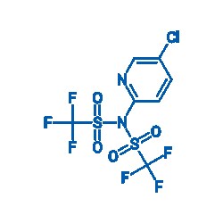 BLD PHARMATECH CO LIMITED&nbsp;2-[N,N-Bis(Trifluoromethylsulphonyl)amino]-5-chloropyridine, CAS Number: 145100-51-2, 100g, Purity: 98%