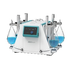 Jeio Tech Inc&nbsp;Jeio Tech&trade; RS-2 Vertical Funnel Shaker (Incl. 4ea holders) (100-240V, 50/60Hz), Liquid-Liquid Extraction, Adjustable Tilt, Multi-Funnel Capacity, Quiet Motor, Hands-Free Mixing