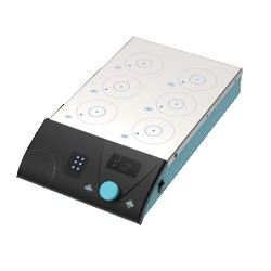 Jeio Tech Inc&nbsp;Jeio Tech&trade; MS-32M Multi Position Magnetic Stirrer (3 Rows x 2 Columns, 100-240V, 50/60Hz), Feedback Speed Control, BLDC Motor, Strong Magnetic Coupling, Timer, Spill-Proof Design, Quiet Mixing