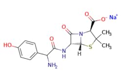 eMolecules​&nbsp;34642-77-8 | Na-6-[D-a-Amino-p-hydroxyphenylacetamido]penicillanic acid | AA Blocks LLC | MFCD29050354 | 387.390 | C16H18N3NaO5S | 0.000 | [Na+].CC1(C)S[C@@H]2[C@H](NC(=O)C(N)c3ccc(O)cc3)C(=O)N2[C@H]1C([O-])=O | 1g | 436017942