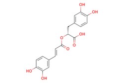 eMolecules​&nbsp;20283-92-5 | Rosmarinic acid | AA Blocks LLC | MFCD00017740 | 360.318 | C18H16O8 | 0.000 | OC(=O)[C@@H](Cc1ccc(O)c(O)c1)OC(=O)\C=C\c1ccc(O)c(O)c1 | 1g | 650565367