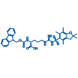 BLD PHARMATECH CO LIMITED&nbsp;Fmoc-Arg(Pbf)-OH, 154445-77-9, Purity: 98%, 100g