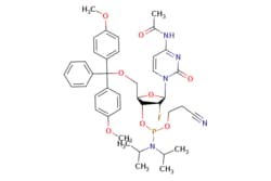 eMolecules​&nbsp;159414-99-0 | Dmt-2'-f-dc(ac) amidite | ChemScene789.842 | C41H49FN5O8P | 95.000 | COc1ccc(cc1)C(OC[C@H]1O[C@H]([C@@H](F)C1OP(OCCC#N)N(C(C)C)C(C)C)n1ccc(NC(C)=O)nc1=O)(c1ccccc1)c1ccc(OC)cc1 | 100g | 906493560