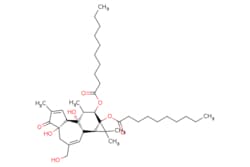 eMolecules​&nbsp;27536-56-7 | 4Alpha-Phorbol 12,13-didecanoate | Toronto Research Chemicals | MFCD00036737 | 672.944 | C40H64O8CCCCCCCCCC(=O)O[C@@H]1[C@@H](C)[C@]2(O)[C@@H]3C=C(C)C(=O)[C@]3(O)CC(CO)=C[C@H]2[C@@H]2C(C)(C)[C@]12OC(=O)CCCCCCCCC | 1mg | 483771671