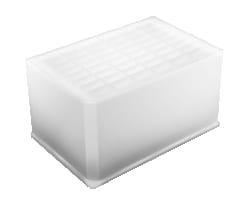 Arcticwhite LLC&nbsp;48 Rectangle Well, 7.5 ML, Polypropylene, Pyramid Bottom, 48 Wells, ANSI/SLAS Standard Footprint, 15 Microplates per Case