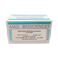 AMID BIOSCIENCES&nbsp;Amid Biosciences, SS320 Phage Display Electrocompetent E. coli Cells, High Efficiency, 10 x 0.05 mL