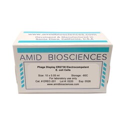 AMID BIOSCIENCES&nbsp;Amid Biosciences, ER2738 Electrocompetent E. coli Cells, Phage Display, 10 x 0.05 mL