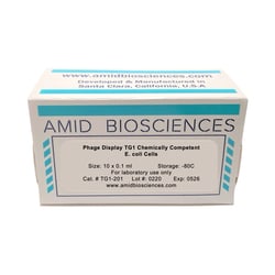 AMID BIOSCIENCES&nbsp;Amid Biosciences, TG1 Phage Display Chemically Competent E. coli Cells, 10 x 0.1 mL