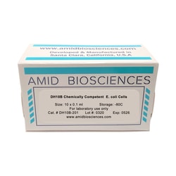 AMID BIOSCIENCES&nbsp;Amid Biosciences, DH10B Chemically Competent E. coli Cells, Large DNA Cloning, 10 x 0.1 mL
