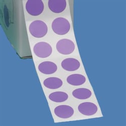 USA Scientific Inc&nbsp;Tough-Spots, 3/8 inch diameter, violet, on rolls