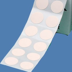 USA Scientific Inc&nbsp;Tough-Spots, 3/8 inch diameter, white, on rolls