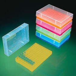 USA Scientific Inc Compact PCR tube rack, mixed neon colors, Quantity: