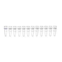 USA Scientific Inc 0.2 mL PCR 12-tube strip without caps, natural