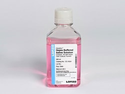 Lonza Walkersville HEPES Buffered Saline Solution, 500 mL, Quantity: Each