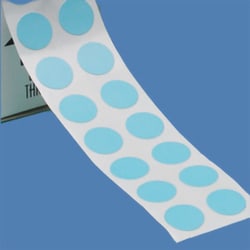 USA Scientific Inc Tough-Spots, 3/8 inch diameter, blue, on rolls