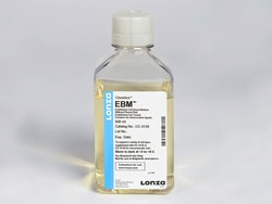 Lonza Walkersville EBM Endothelial Cell Growth Basal Medium, Phenol Red