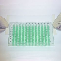 USA Scientific Inc TempPlate RT Select optically clear film, inset cut