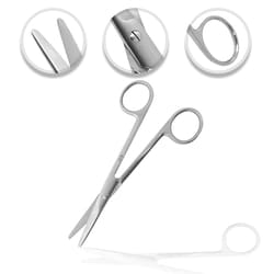 Surgical Design&trade;&nbsp;OR Grade Mayo Dissecting Scissors, Anti-glare